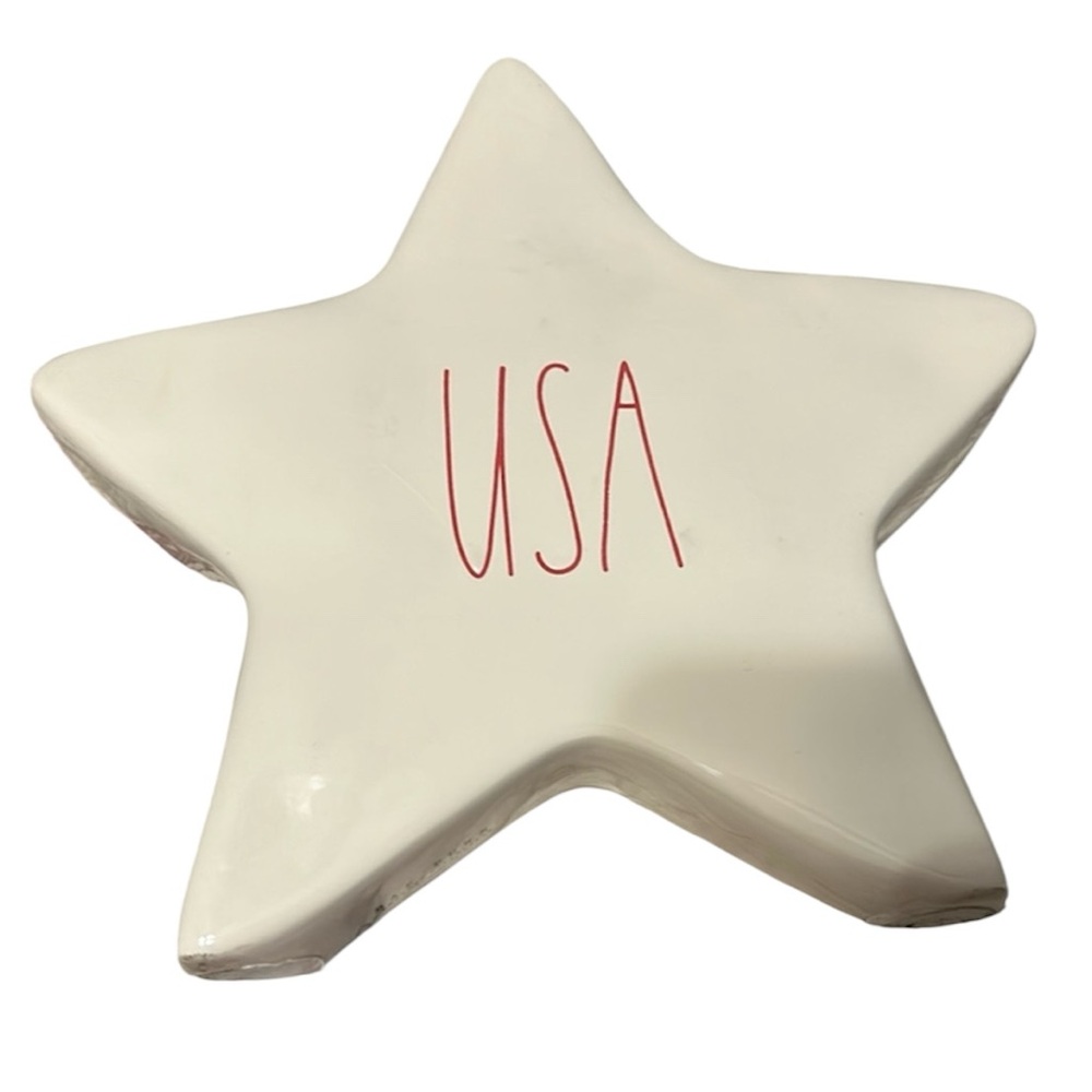 Rae Dunn USA Star Tabletop Decor